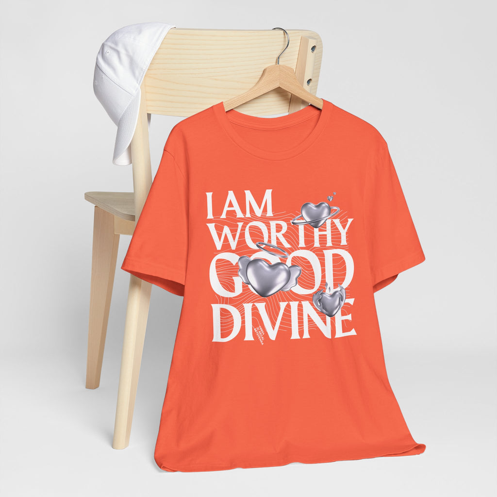 I AM WORTHY GOOD DIVINE Unisex Jersey Short Sleeve Tee SETEPENRA T-Shirt.