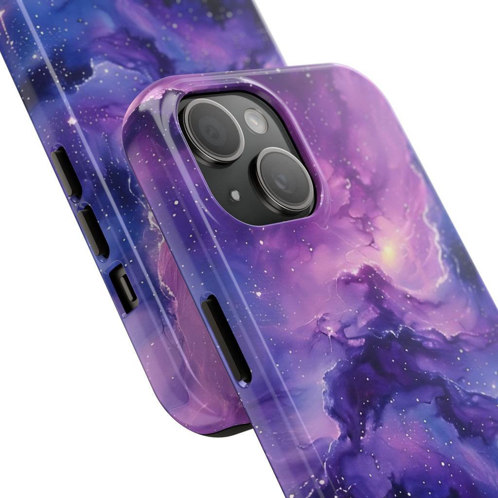 Purple Cosmos Tough Phone Case (For iPhone, Galaxy & More)