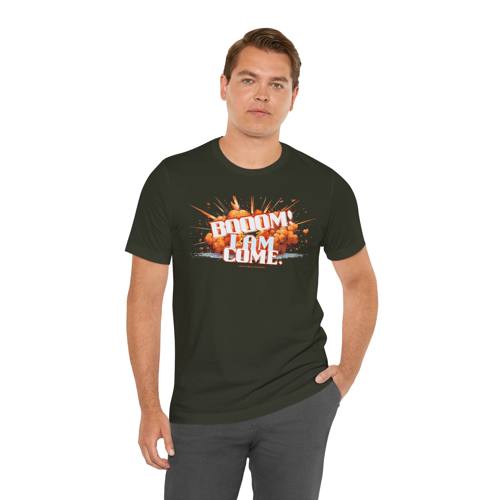 BOOOM! I AM COME Unisex Jersey Short Sleeve Tee