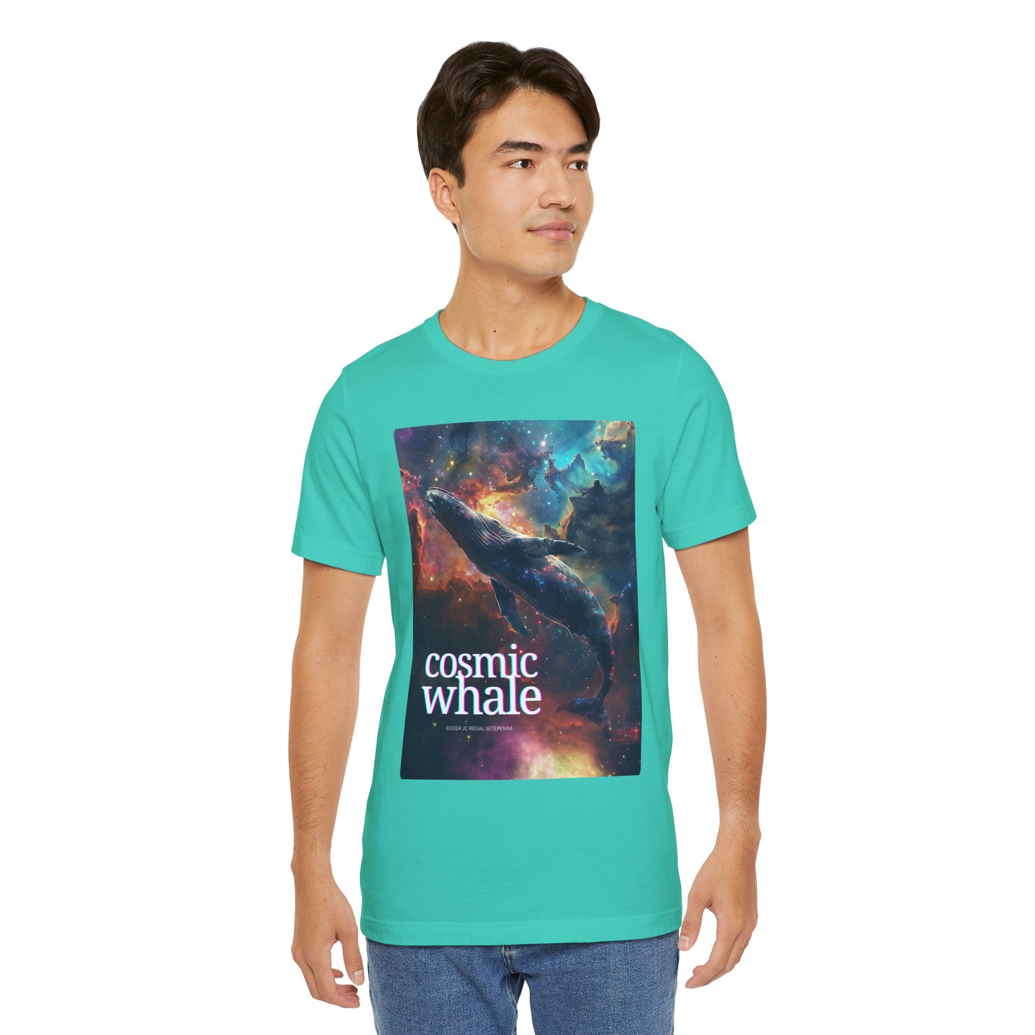 Cosmic Whale Unisex Jersey Short Sleeve Tee