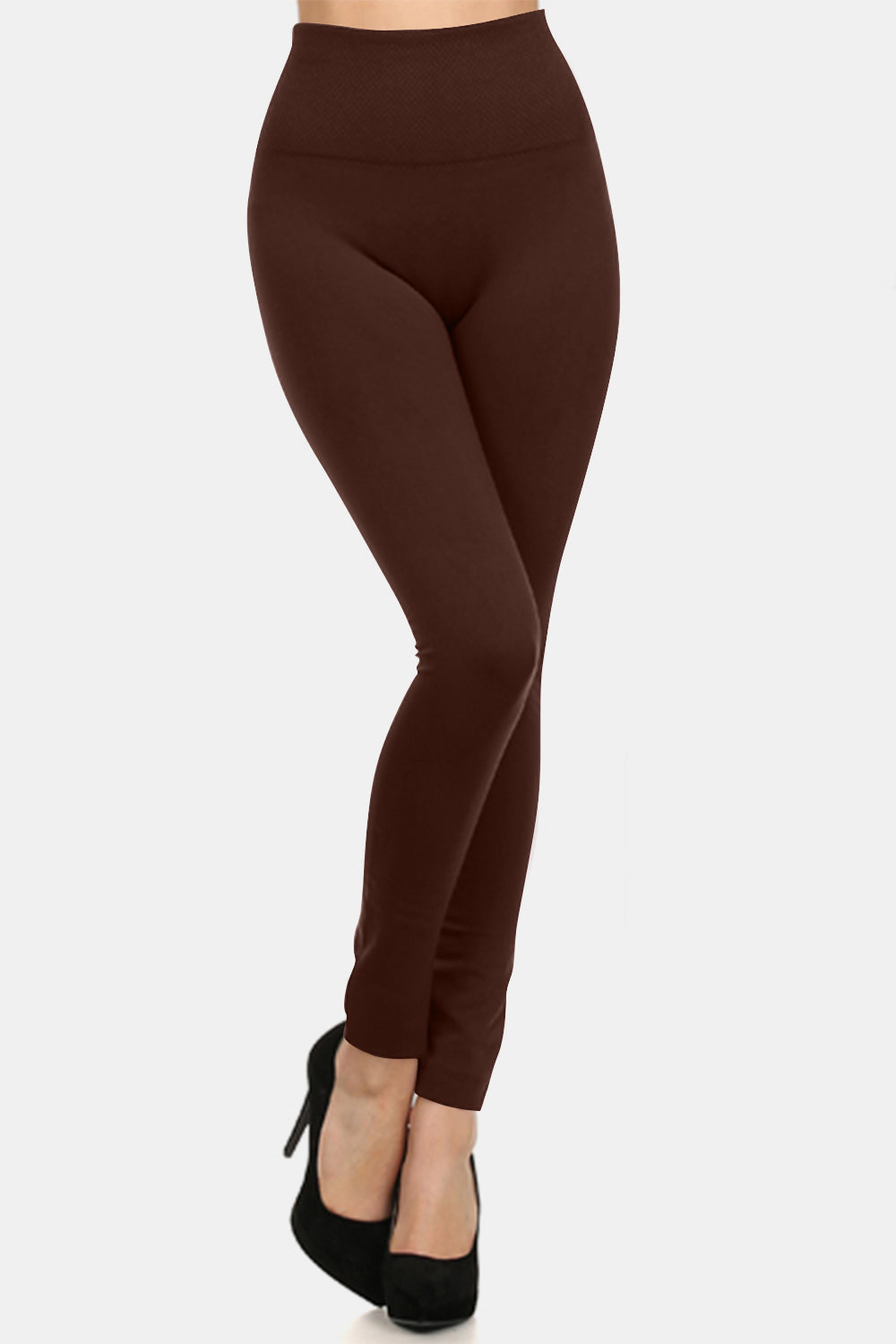 Yelete Full Size Seamless Fleece Lined Leggings SETEPENRA .