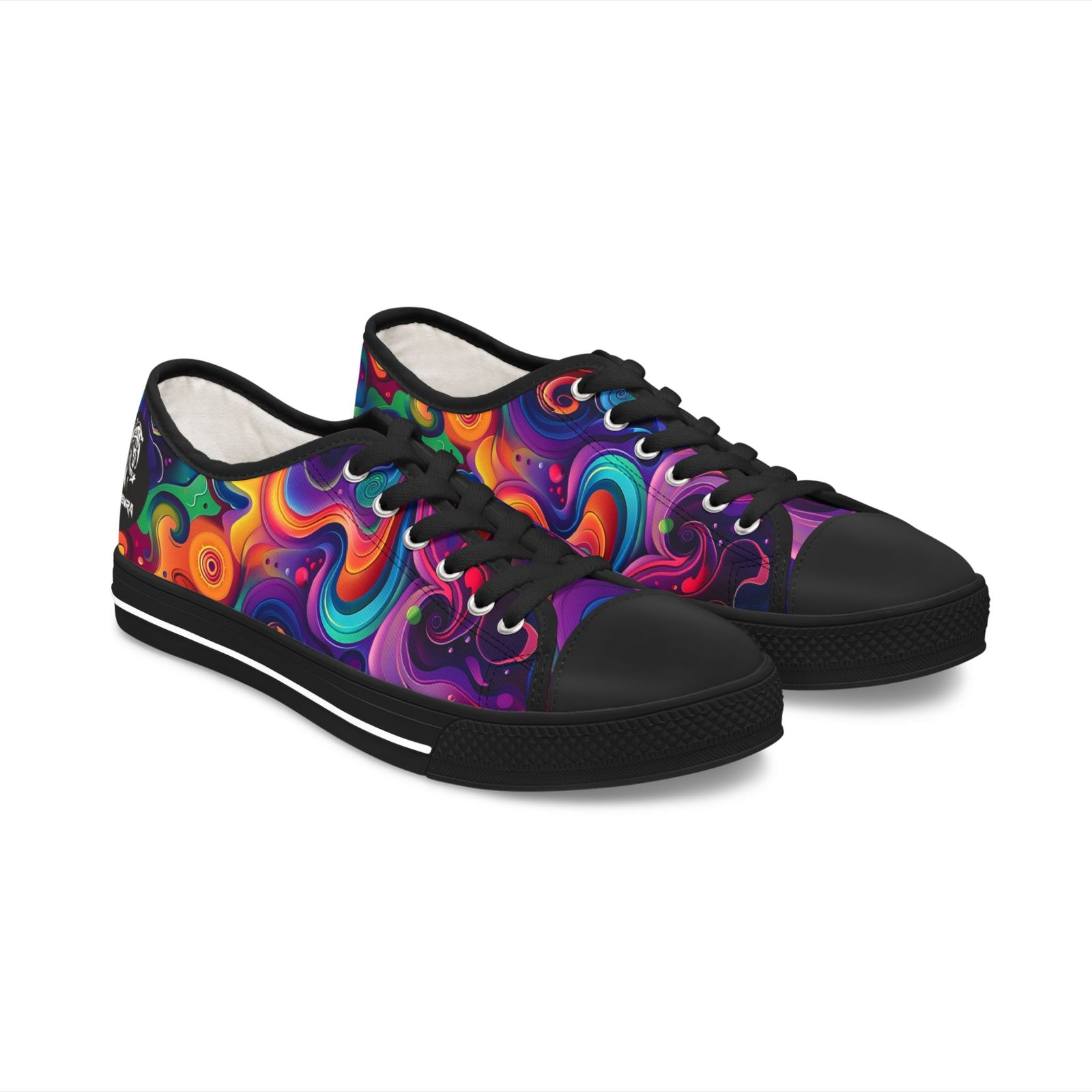 Psychedelic Women's Low Top Sneakers SETEPENRA Shoes.
