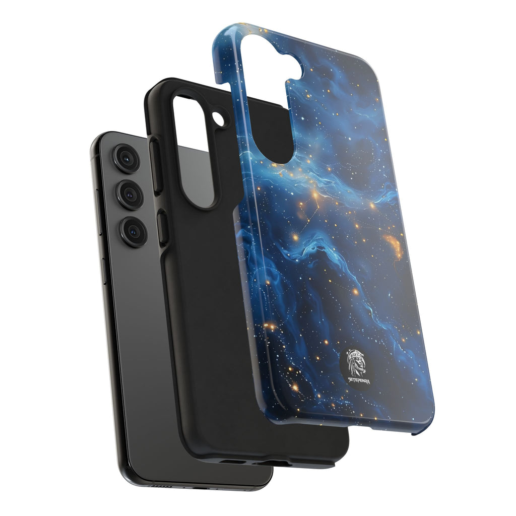 Blue Cosmos Tough Phone Case (For iPhone, Galaxy & More)