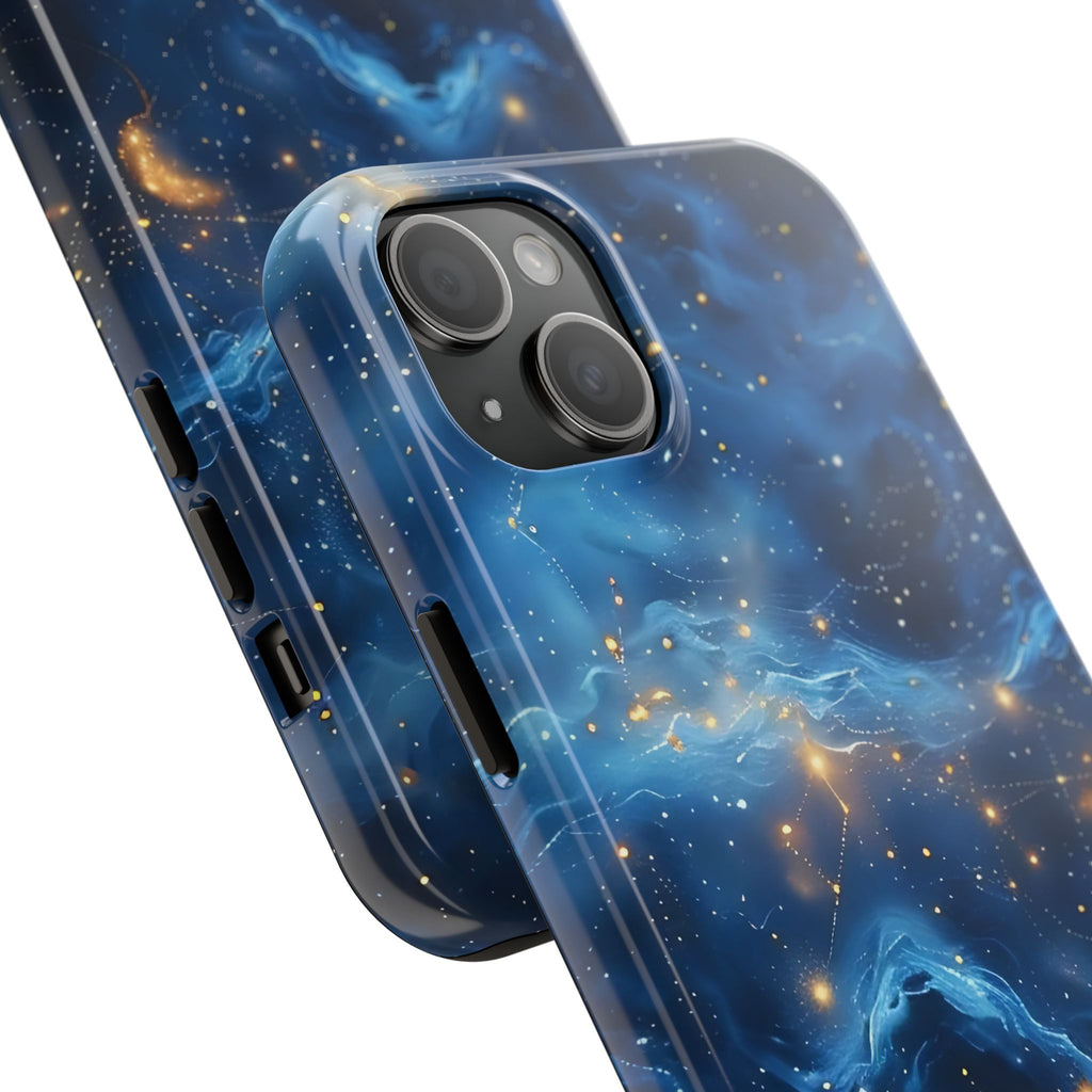 Blue Cosmos Tough Phone Case (For iPhone, Galaxy & More)