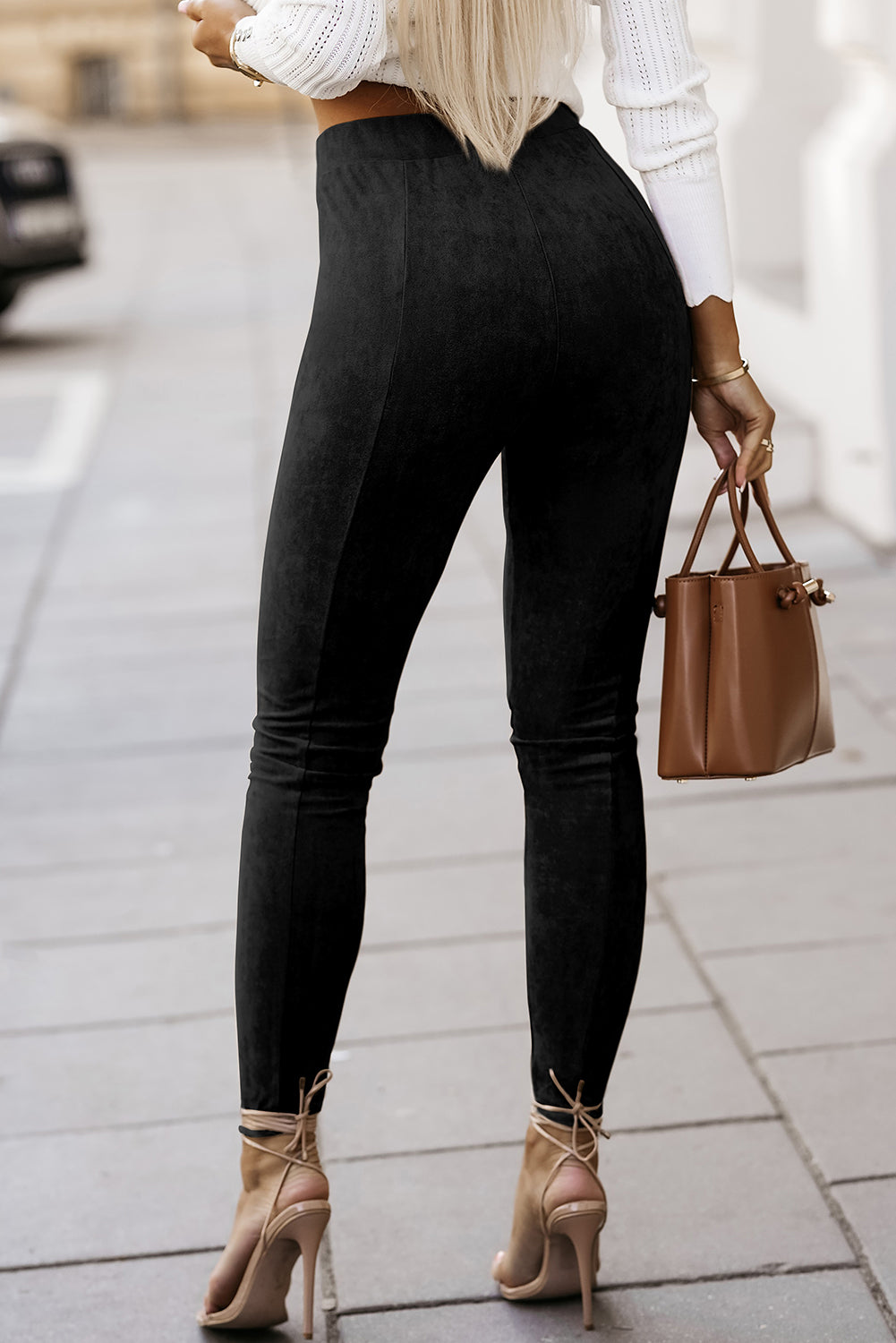 High Waist Skinny Leggings SETEPENRA .
