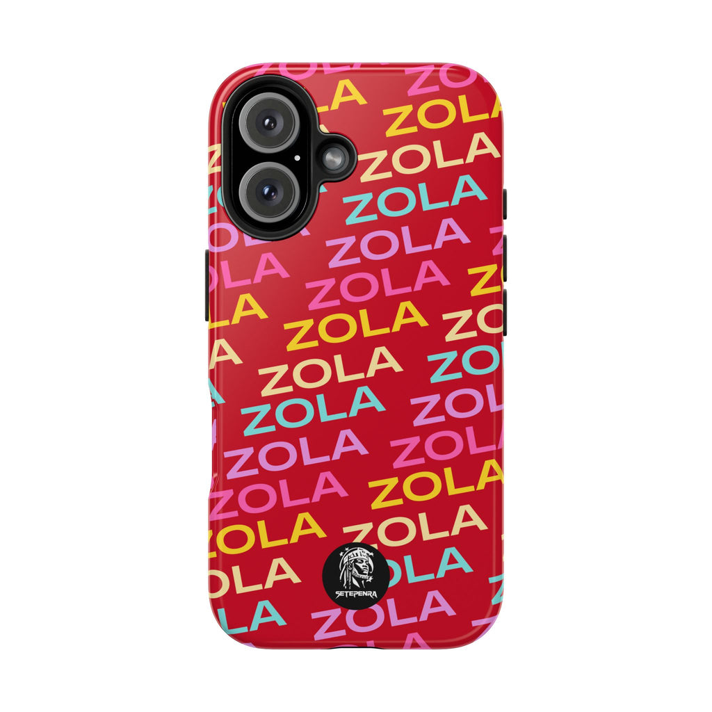 Zola Tough Phone Case (For iPhone, Galaxy & More) - Dark Red