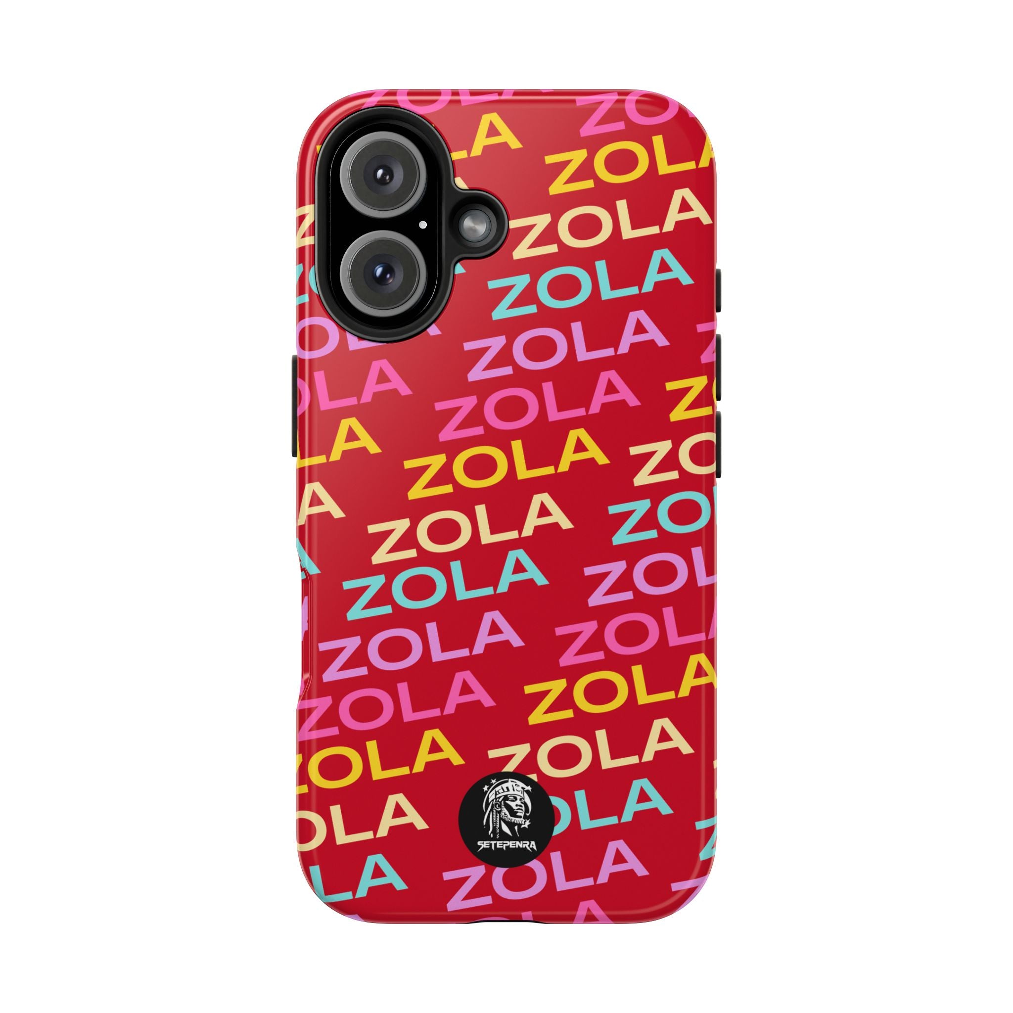 Zola Tough Phone Case (For iPhone, Galaxy & More) - Dark Red