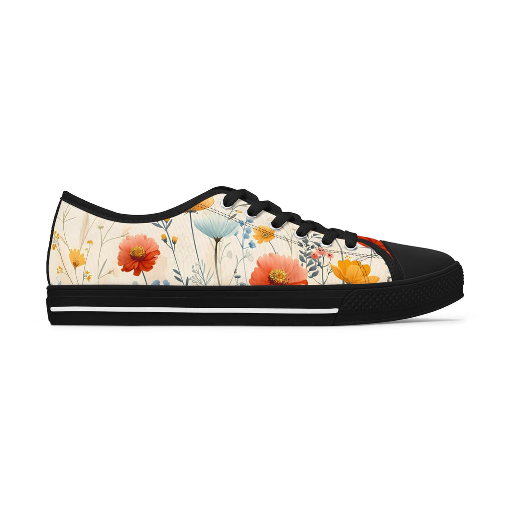 Flower Mist Women's Low Top Sneakers SETEPENRA Shoes.
