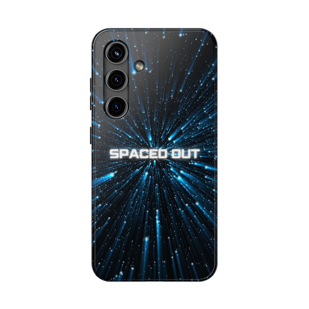 Spaced Out Tough Phone Case — Cosmic Space Warp Protective Cover
