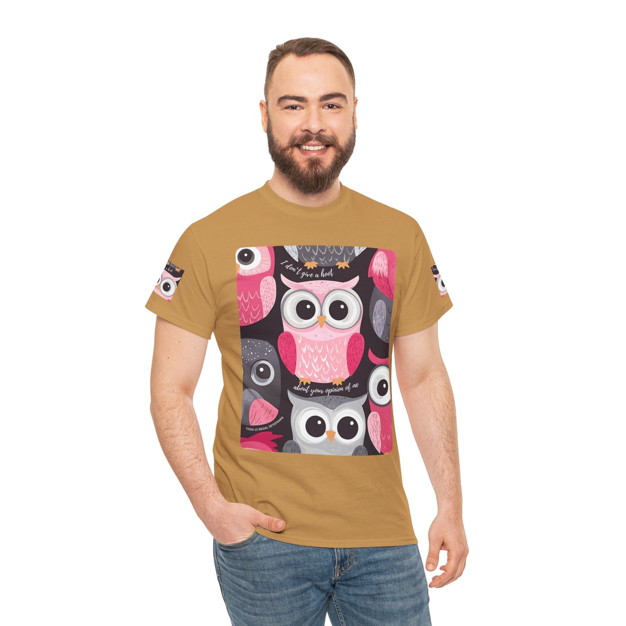 Don't Give A Hoot Unisex Heavy Cotton Tee