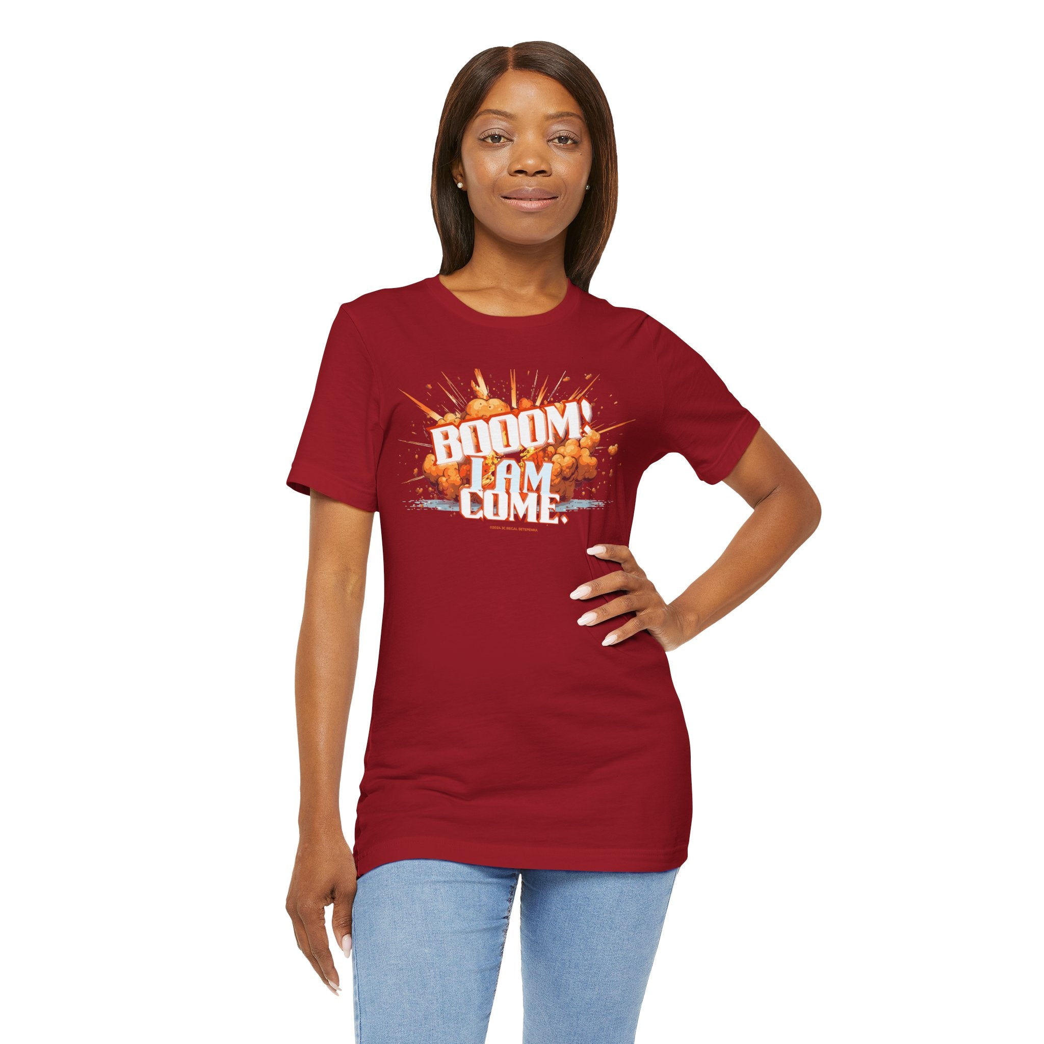 BOOOM! I AM COME Unisex Jersey Short Sleeve Tee