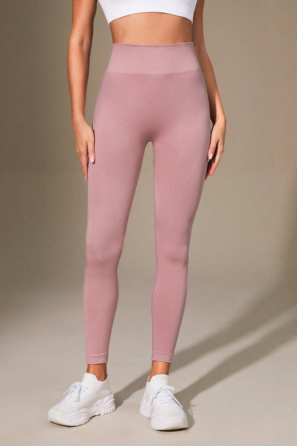 Wide Waistband Sports Leggings SETEPENRA .