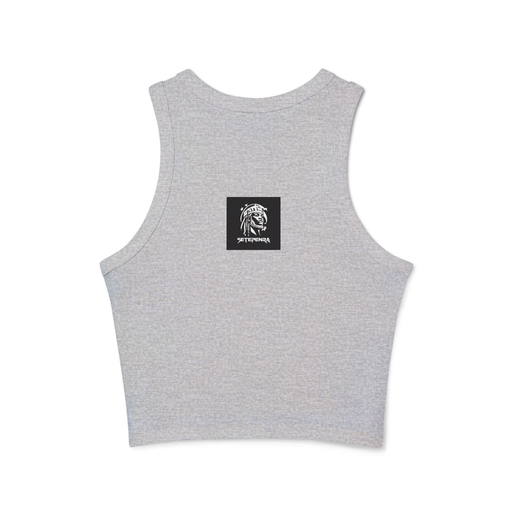 Don't Give A Hoot Women's Micro Rib Racer Tank Top SETEPENRA Tank Top.