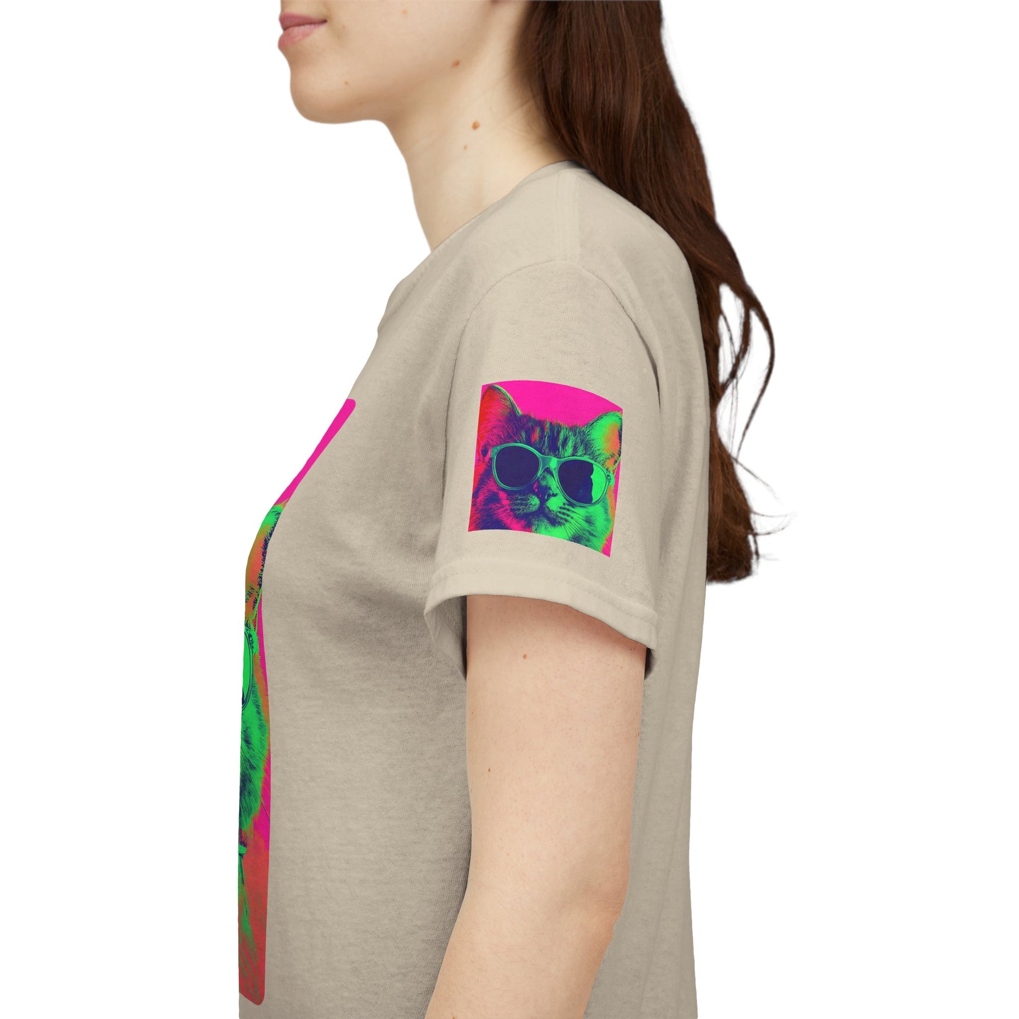 Cool Cat (Whiskers 1) Unisex Heavy Cotton Tee