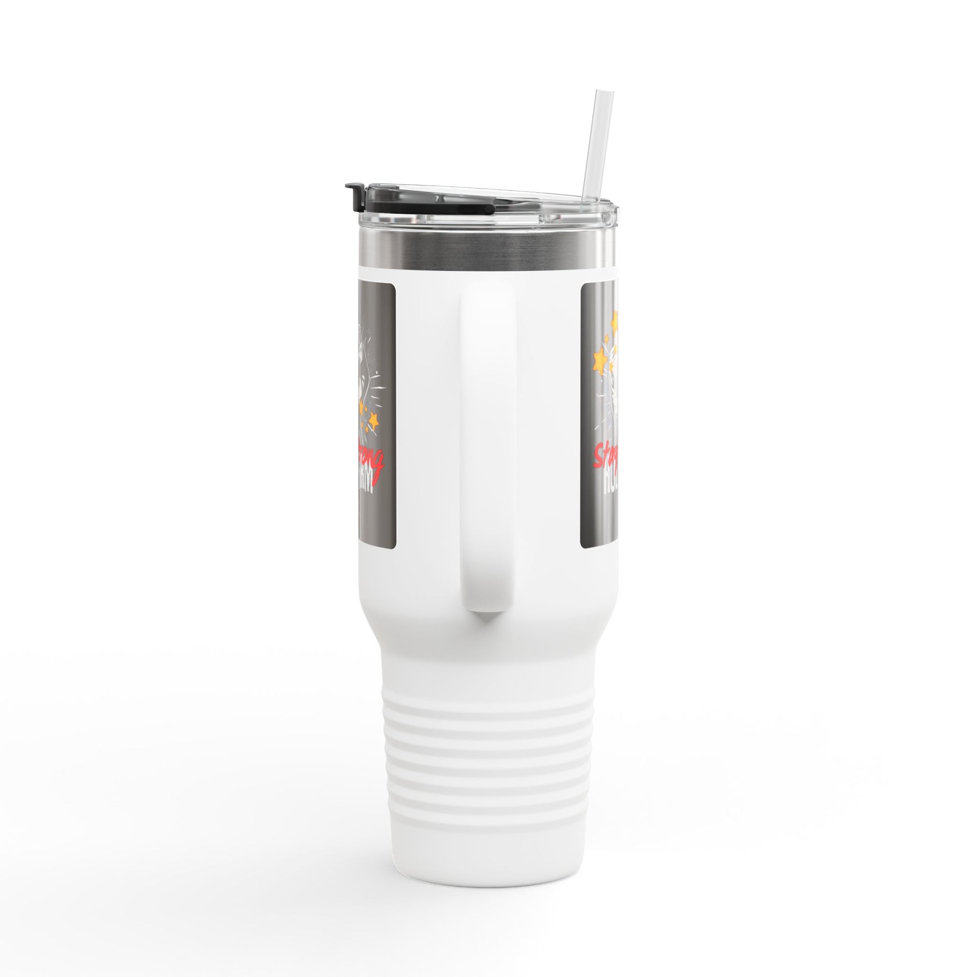 Stay Strong Hold Firm Insulated Travel Mug, 40oz