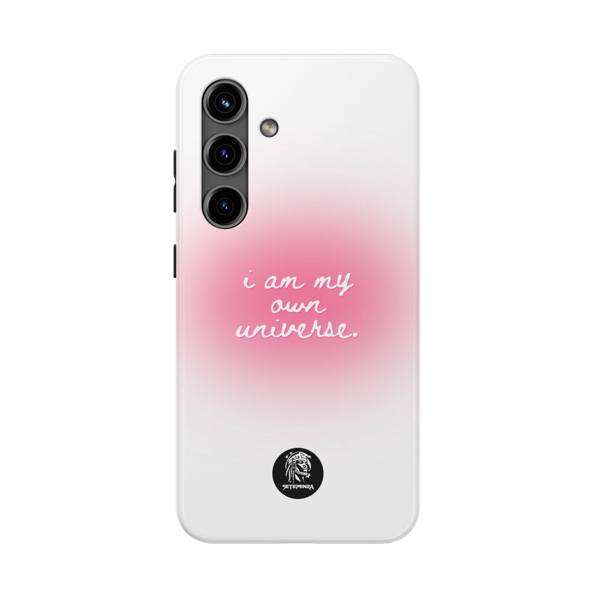 I Am My Own Universe Tough Phone Case (For iPhone, Galaxy & More) - White