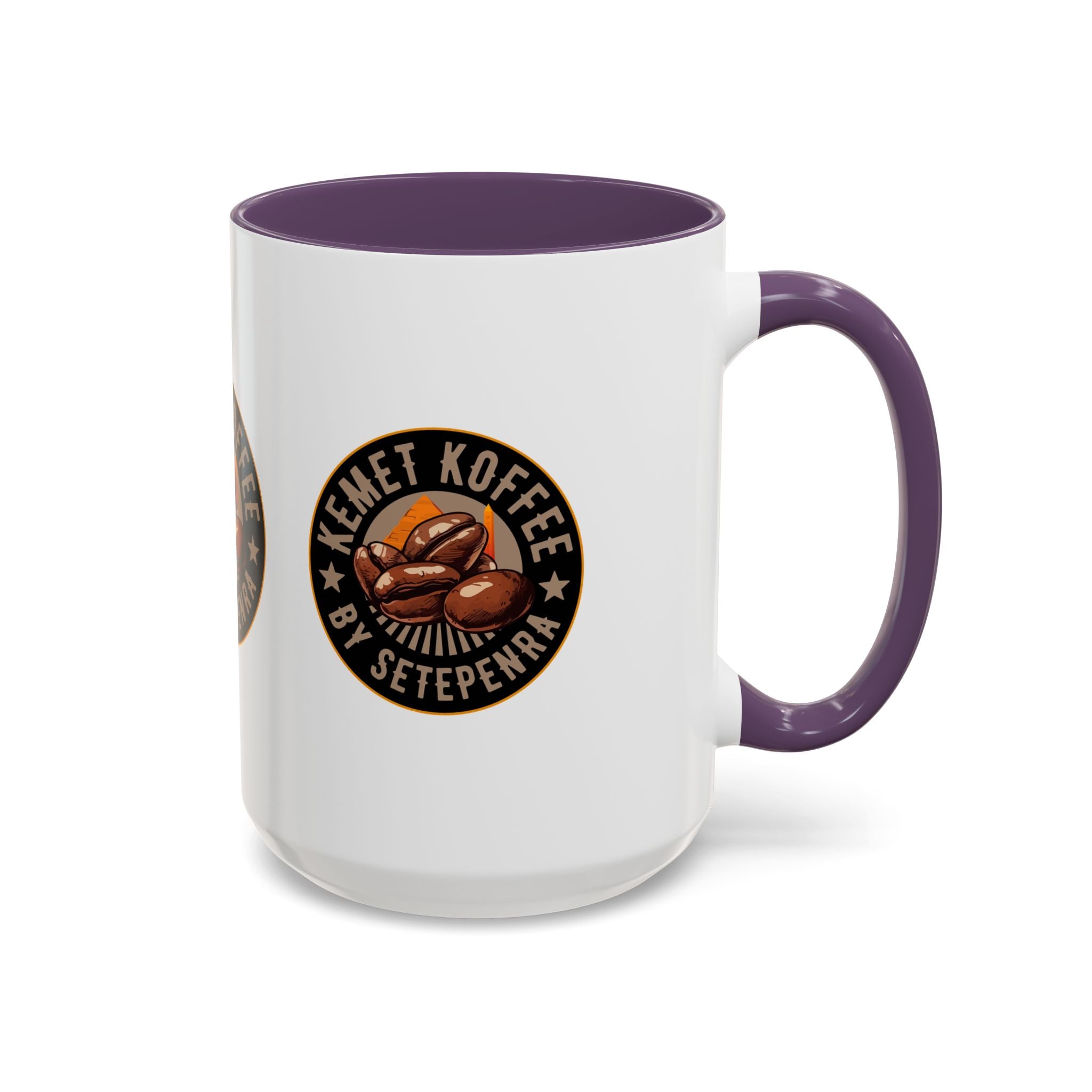 Kemet Koffee By Setepenra Accent Coffee Mug, 11oz, 15oz (Various Colors)