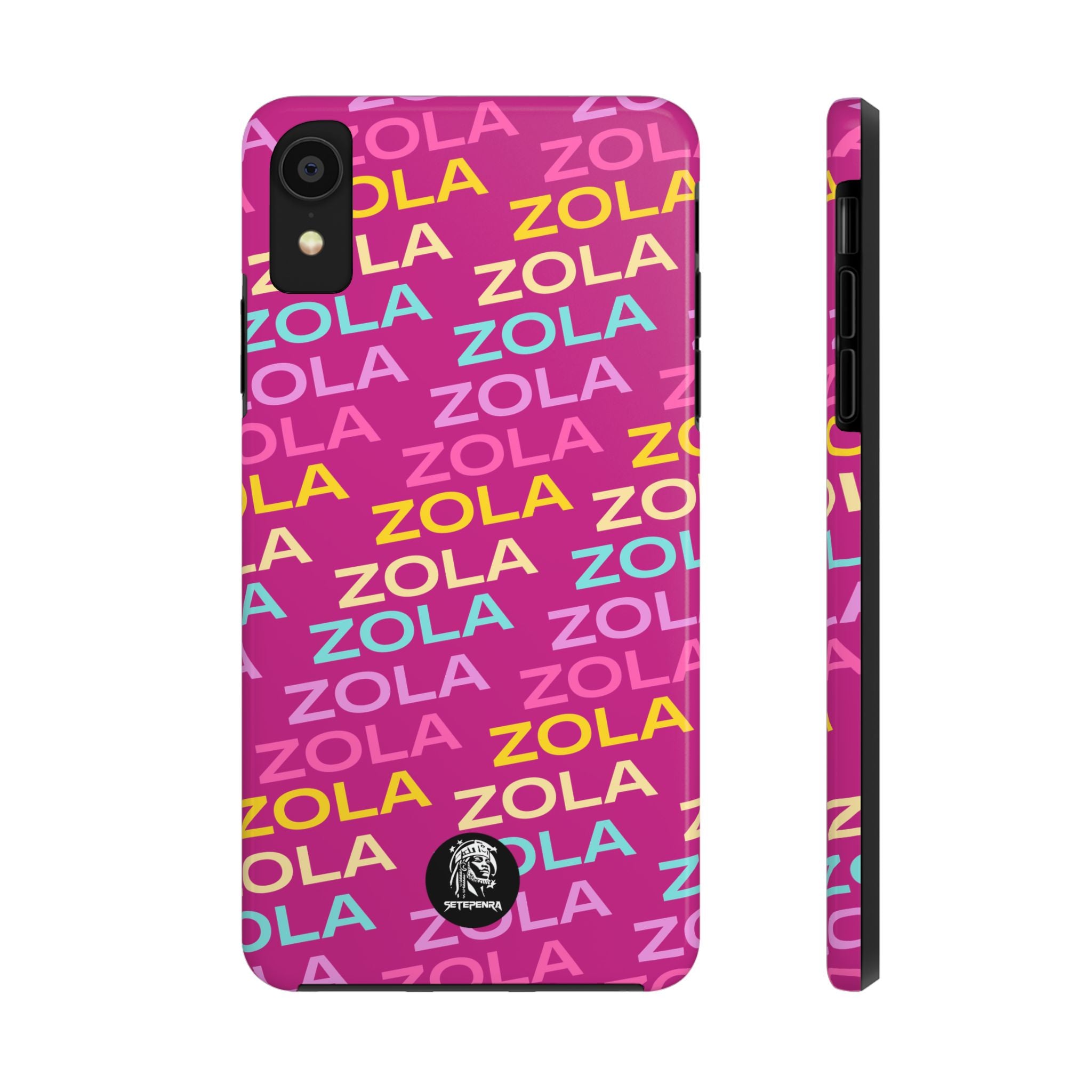 Zola Tough Phone Case (For iPhone, Galaxy & More) - Pink SETEPENRA Phone Case.