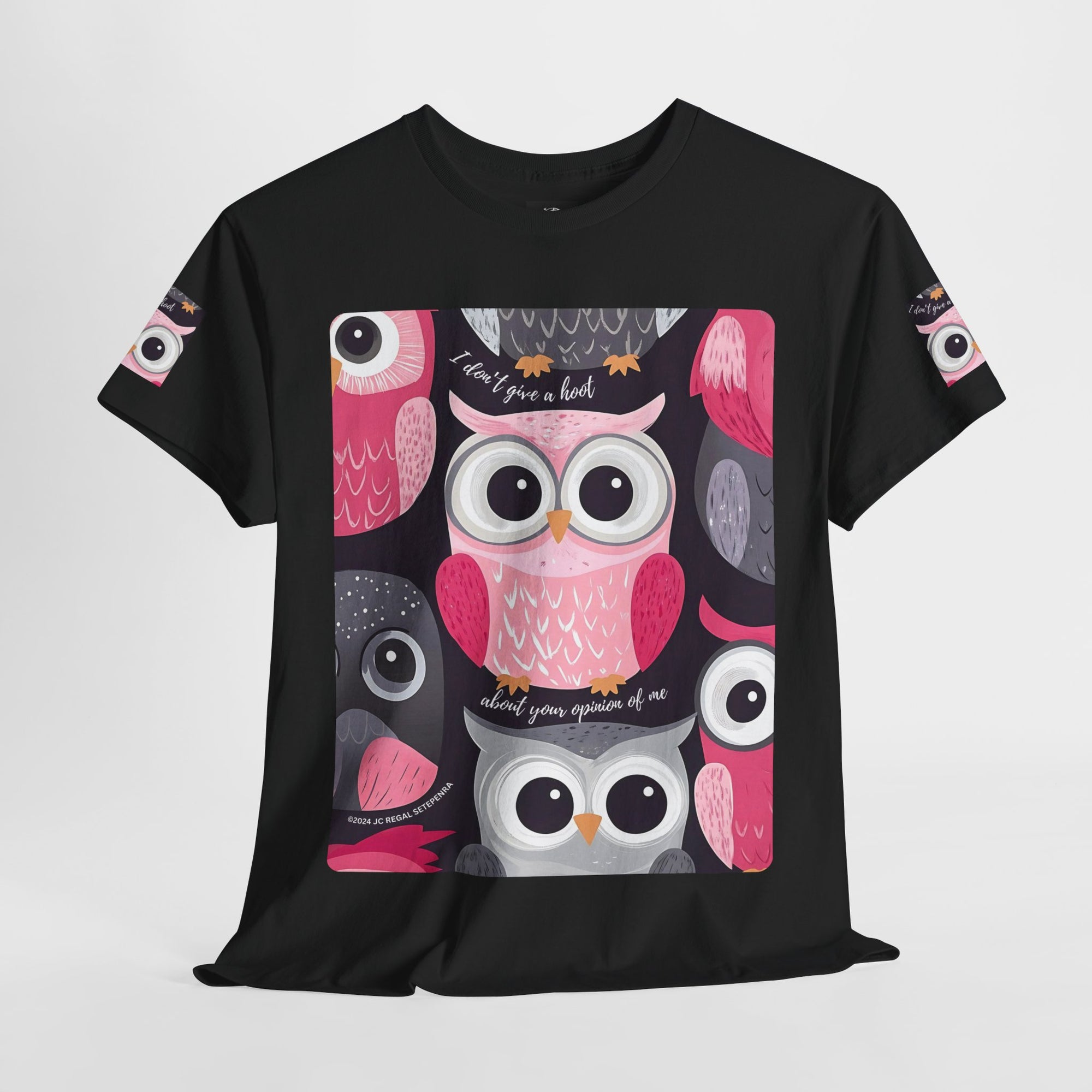 Don't Give A Hoot Unisex Heavy Cotton Tee