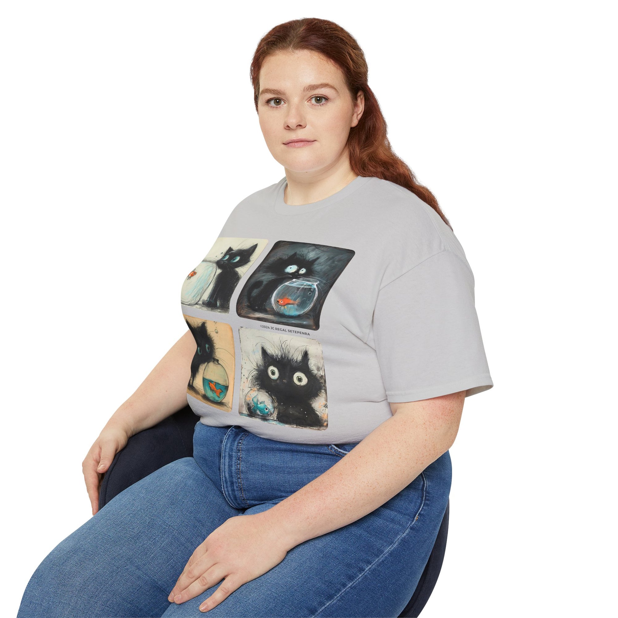 Fishy Kitty Unisex Ultra Cotton Tee