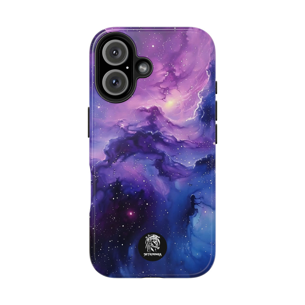 Purple Cosmos Tough Phone Case (For iPhone, Galaxy & More)