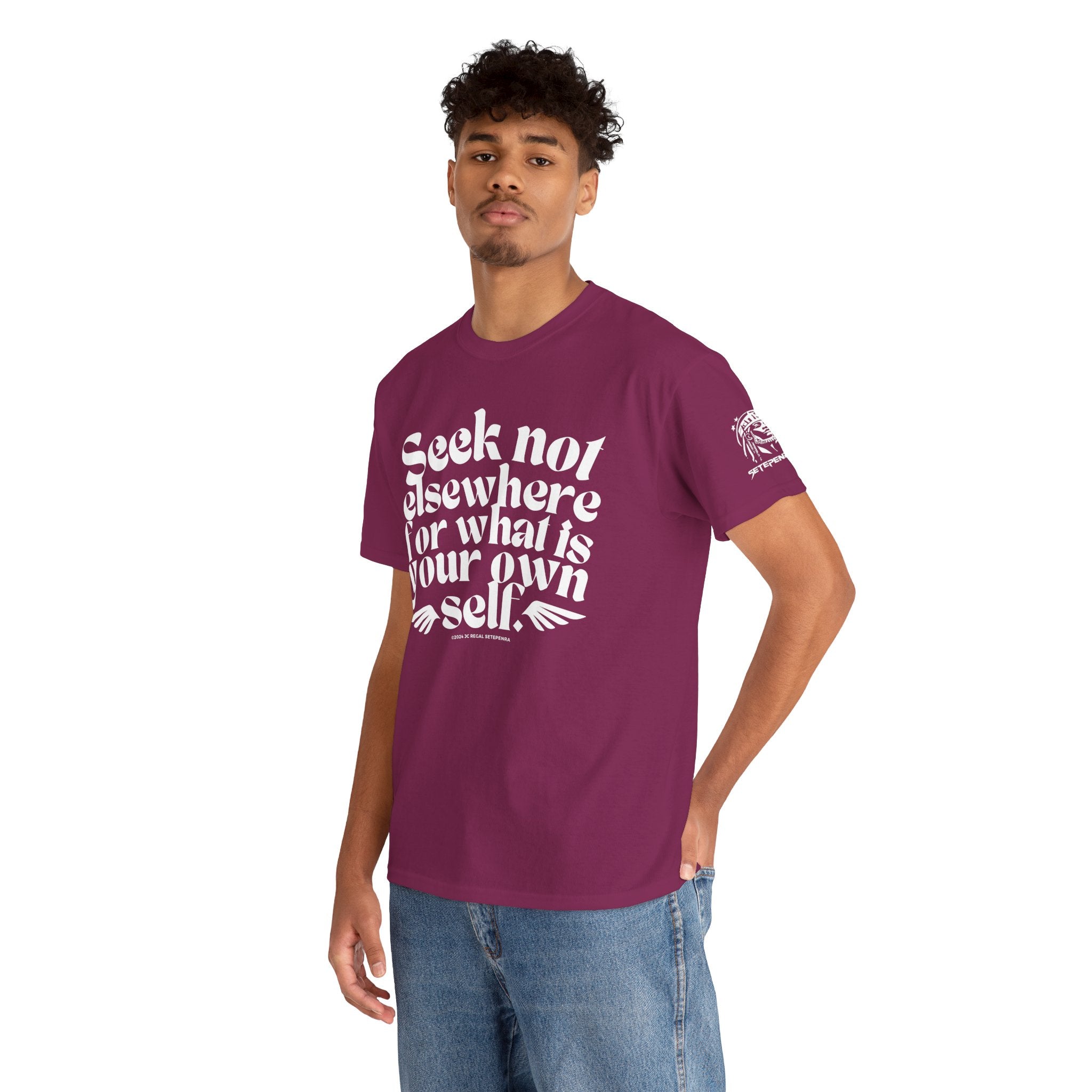 Seek Not Elsewhere Unisex Heavy Cotton Tee
