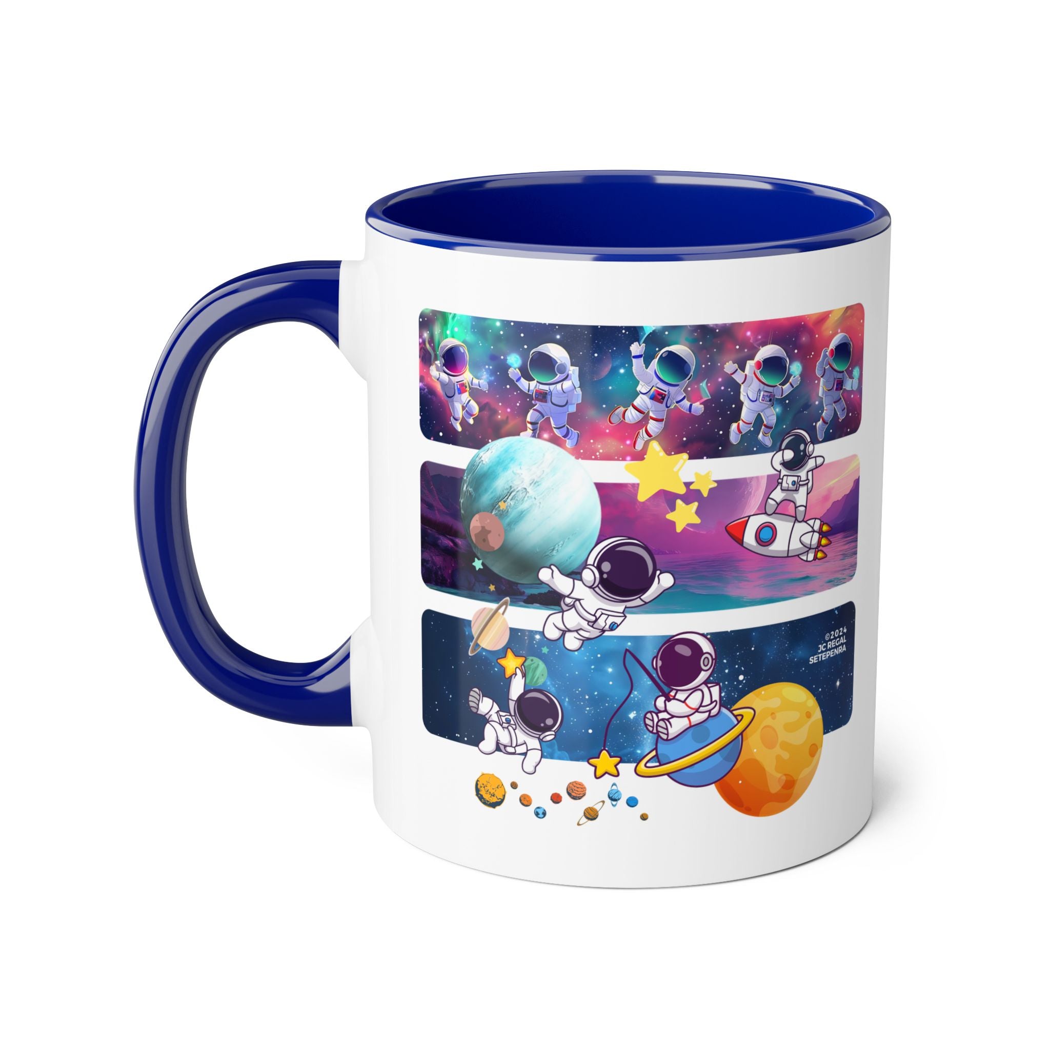 Astro Cosmo (V2.0) Accent Mug, 11oz (Various Colors)