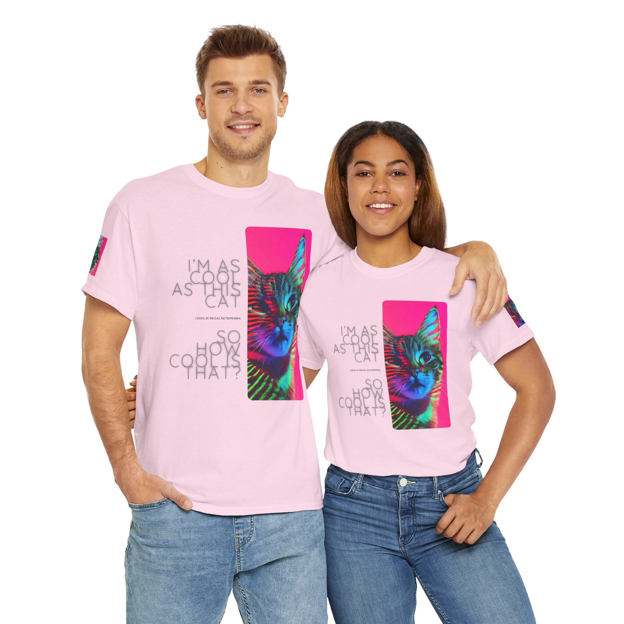 Cool Cat (Whiskers 2) Unisex Heavy Cotton Tee