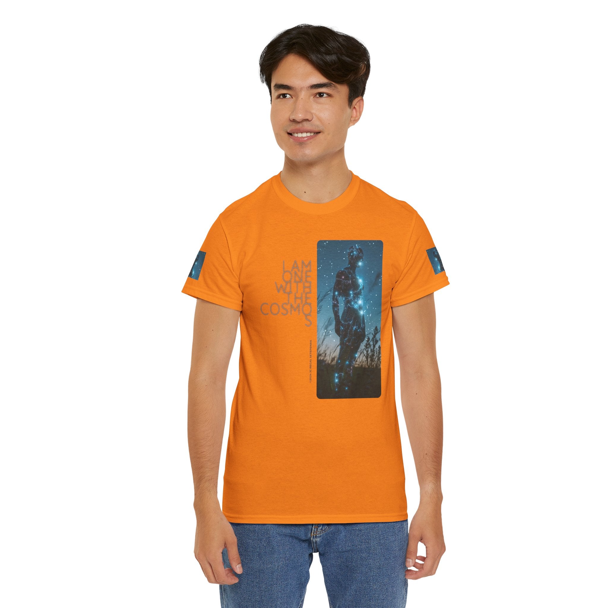One With The Cosmos Unisex Heavy Cotton Tee