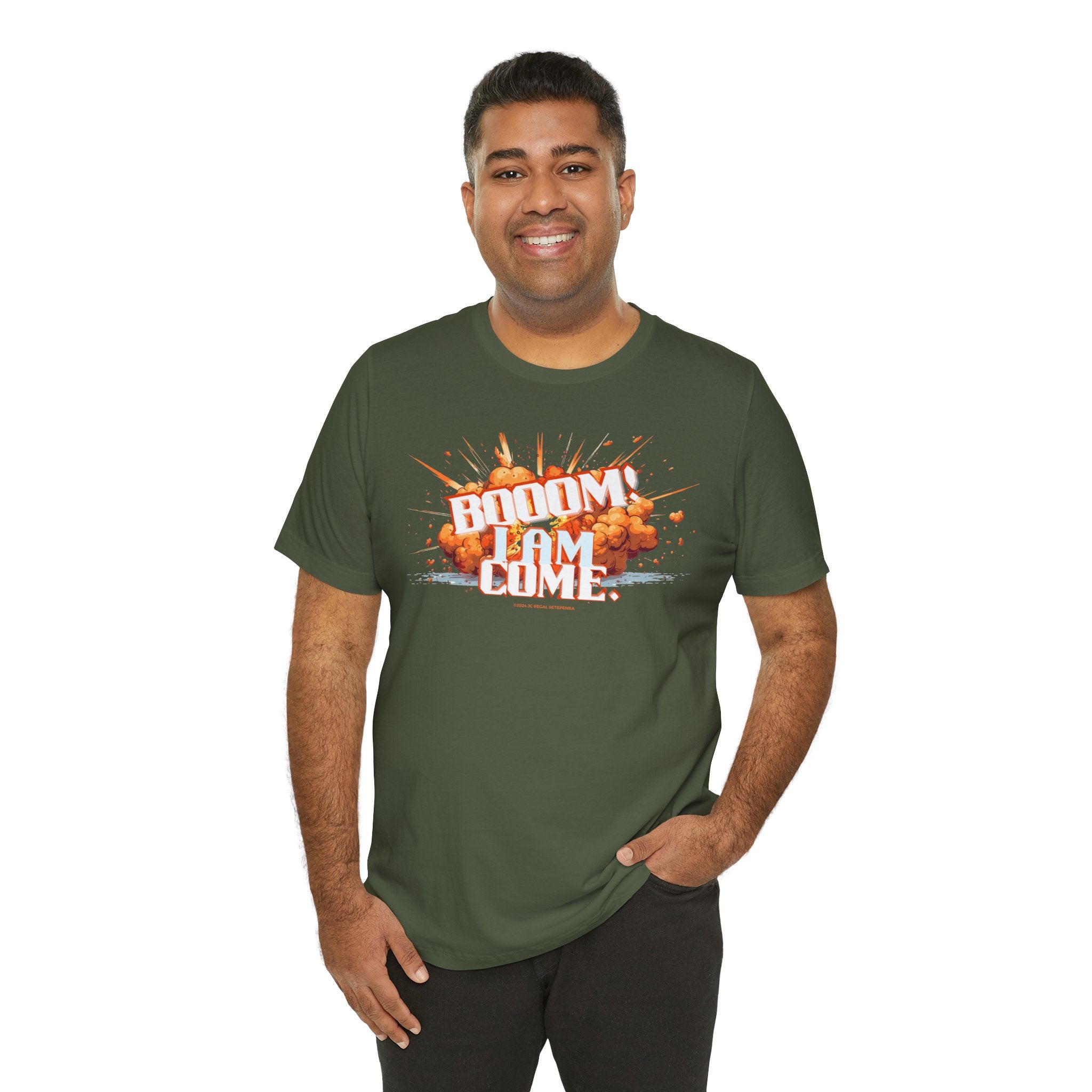 BOOOM! I AM COME Unisex Jersey Short Sleeve Tee