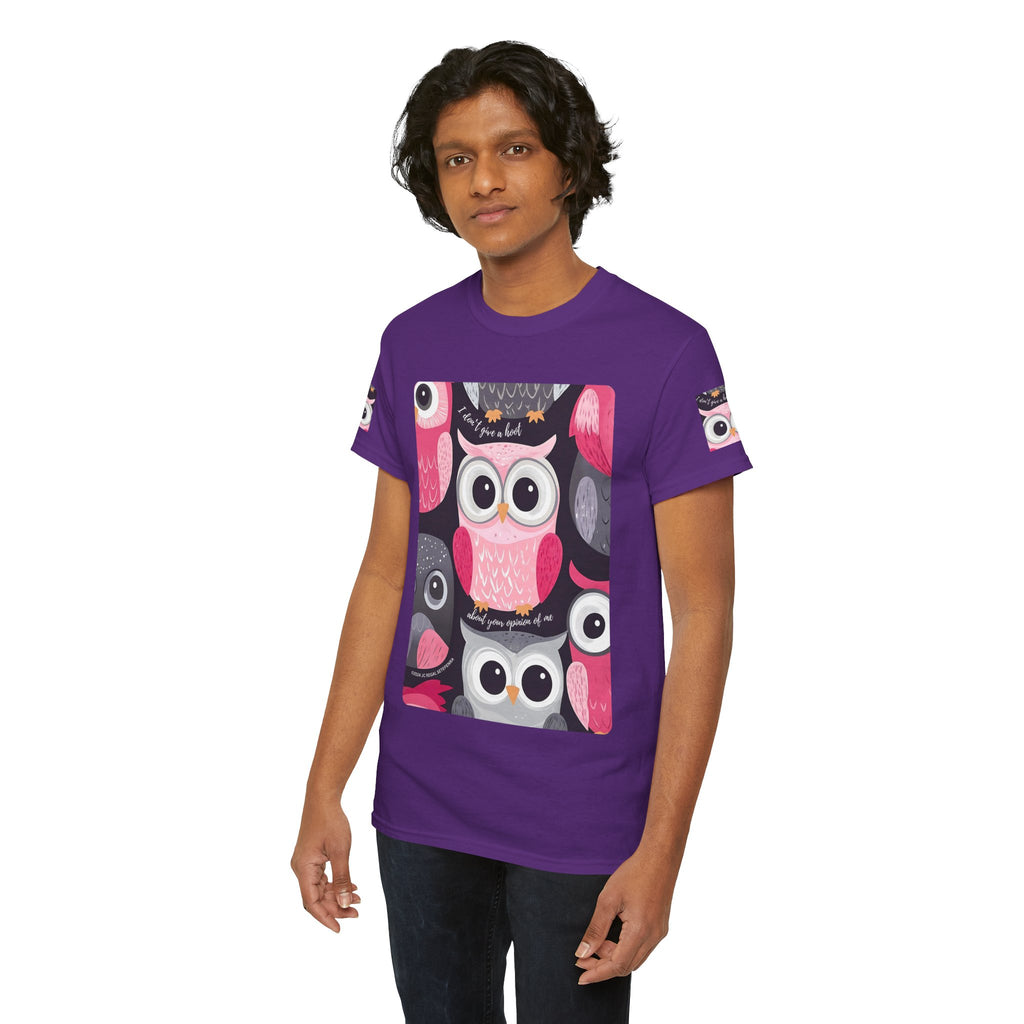 Don't Give A Hoot Unisex Heavy Cotton Tee