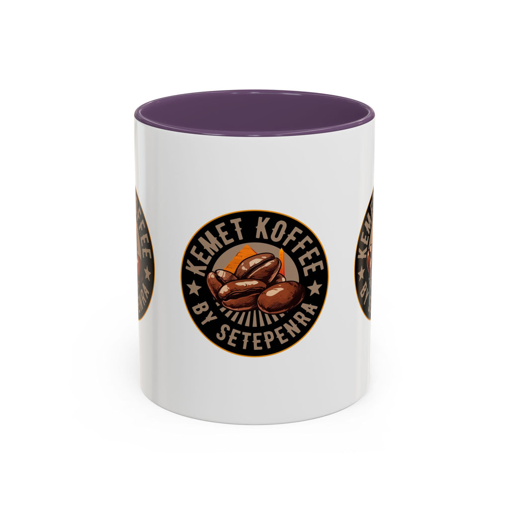 Kemet Koffee By Setepenra Accent Coffee Mug, 11oz, 15oz (Various Colors)