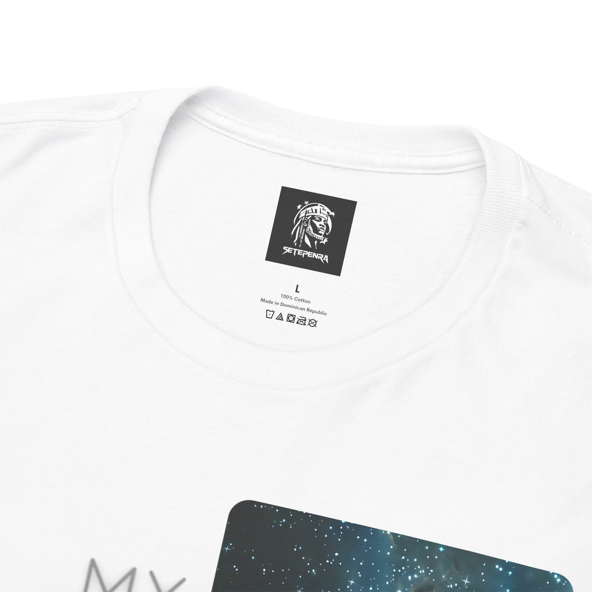 My Divinity Touches The Stars Unisex Heavy Cotton Tee SETEPENRA T-Shirt.