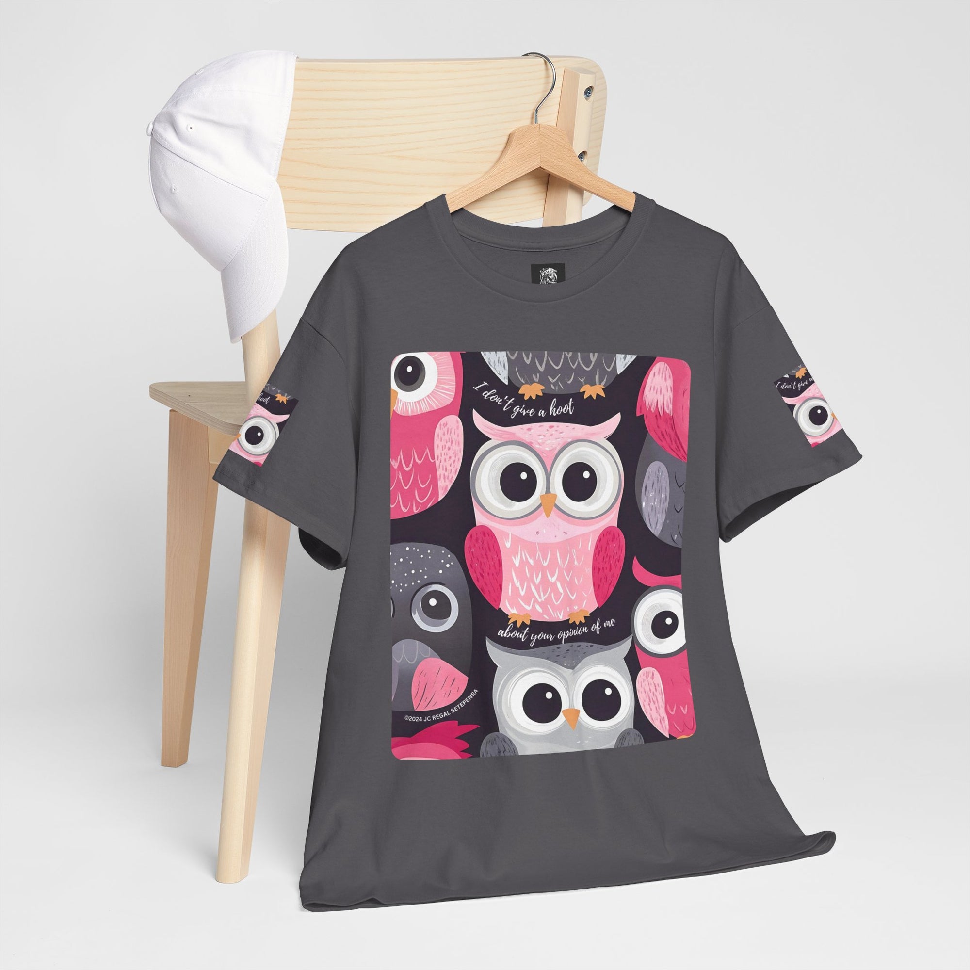 Don't Give A Hoot Unisex Heavy Cotton Tee