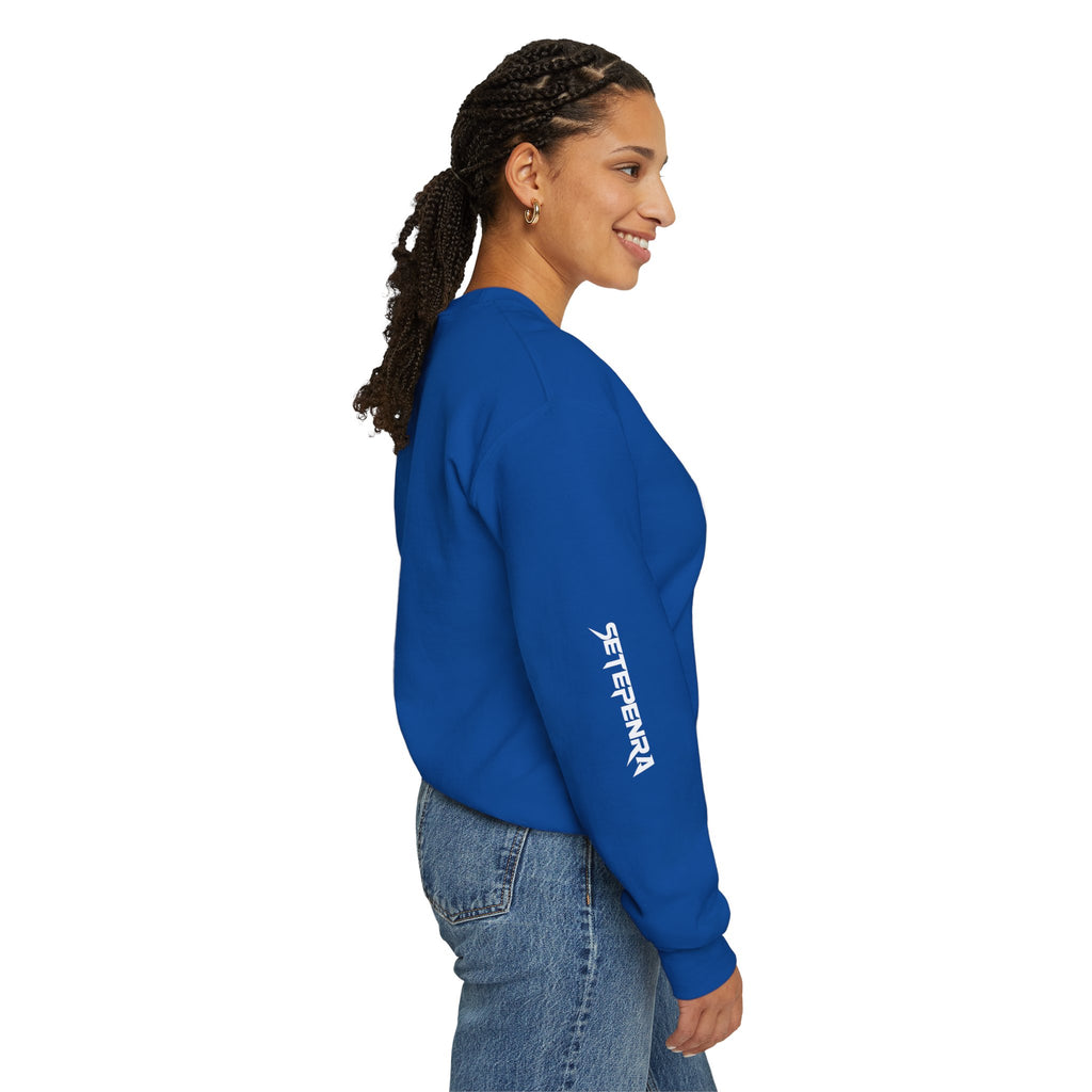 Channel It Unisex Heavy Blend™ Crewneck Sweatshirt (White Print)