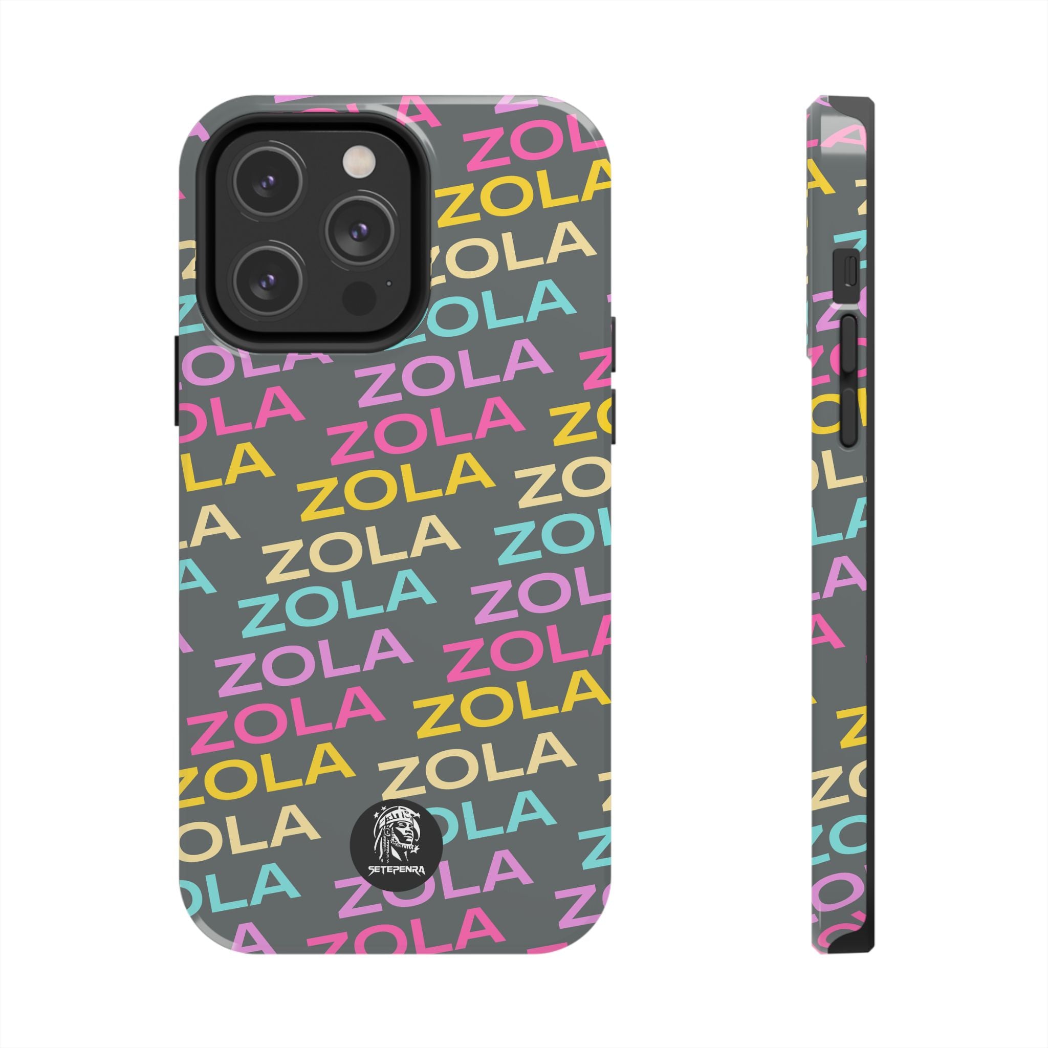 Zola Tough Phone Case (For iPhone, Galaxy & More) - Dark Grey