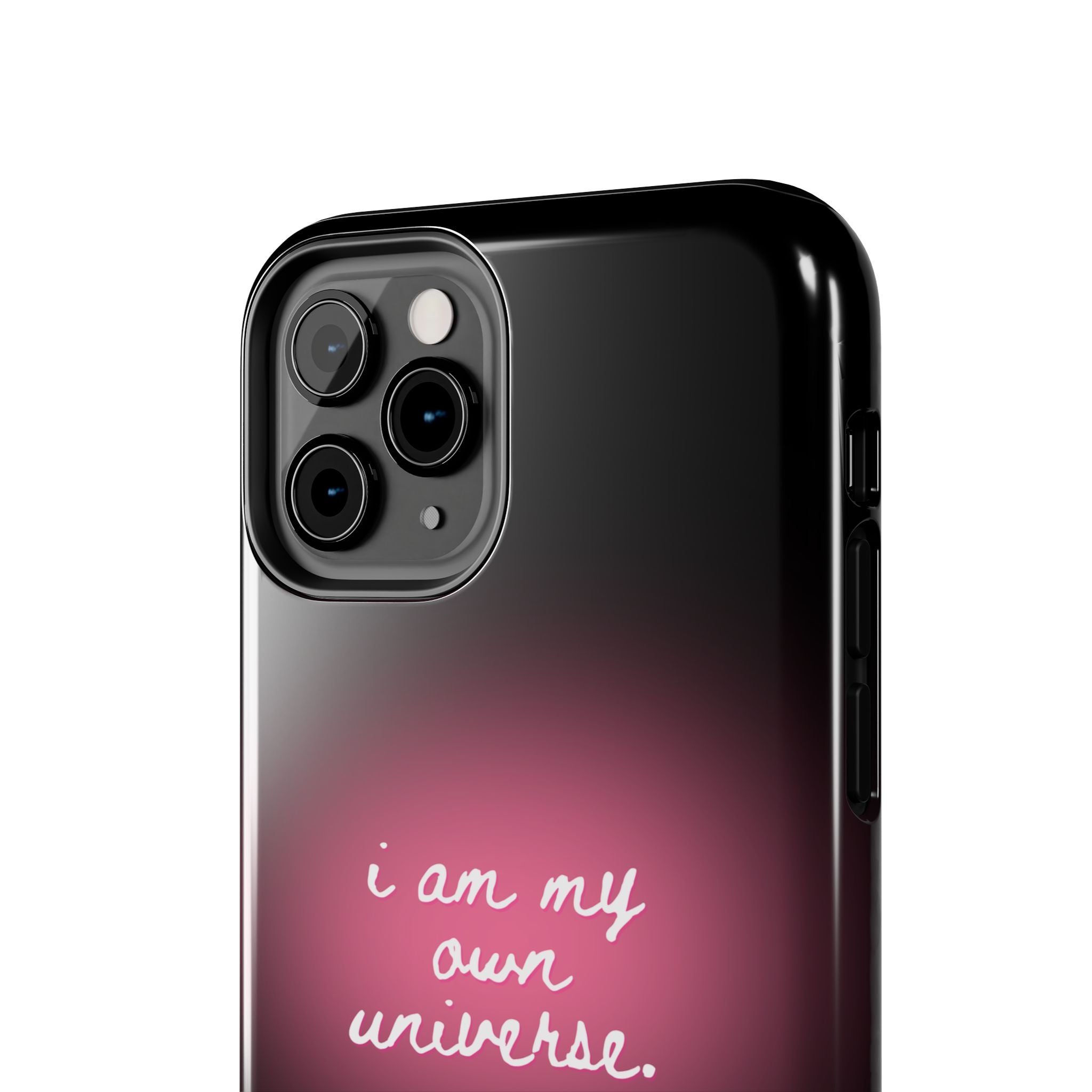 I Am My Own Universe — Pink Glow Protective Cover Tough Phone Case