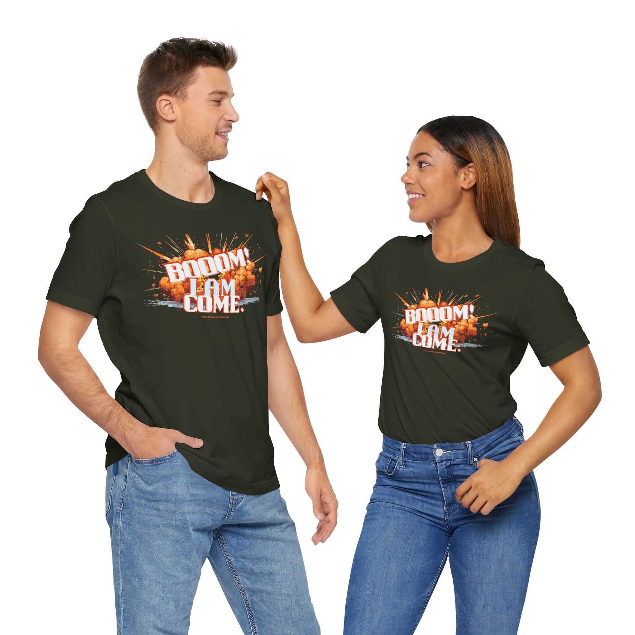 BOOOM! I AM COME Unisex Jersey Short Sleeve Tee
