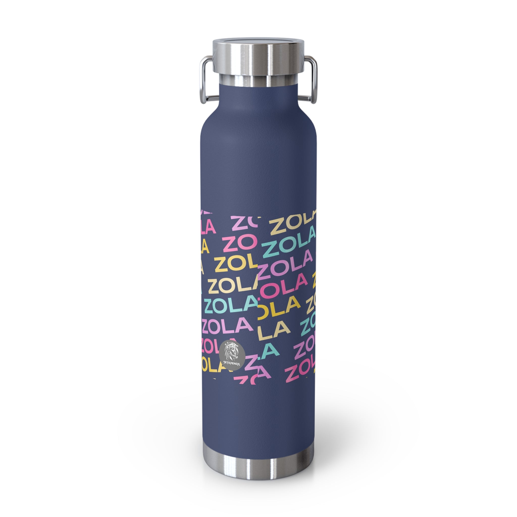 Zola Copper Vacuum Insulated Bottle, 22oz