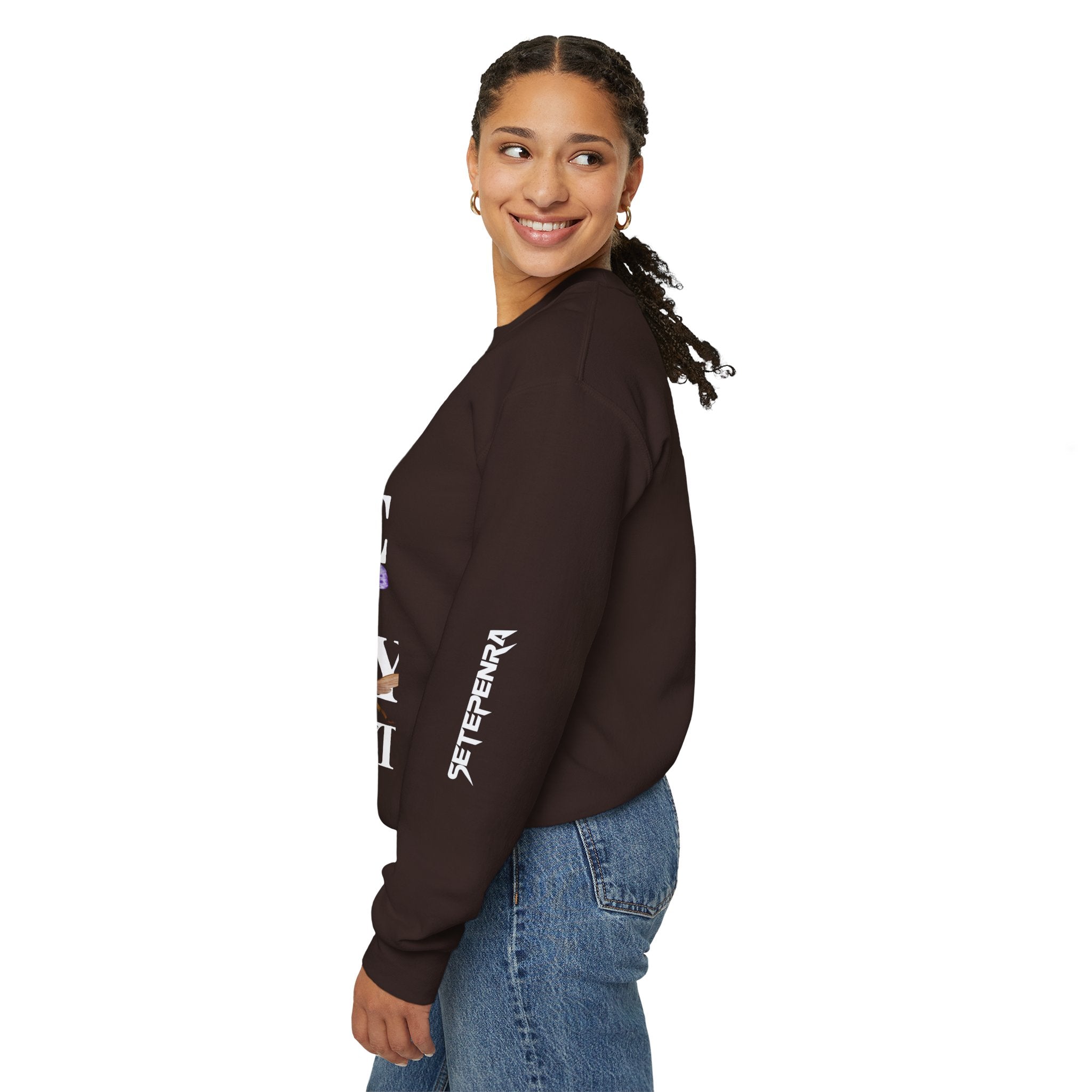 Channel It Unisex Heavy Blend™ Crewneck Sweatshirt (White Print)