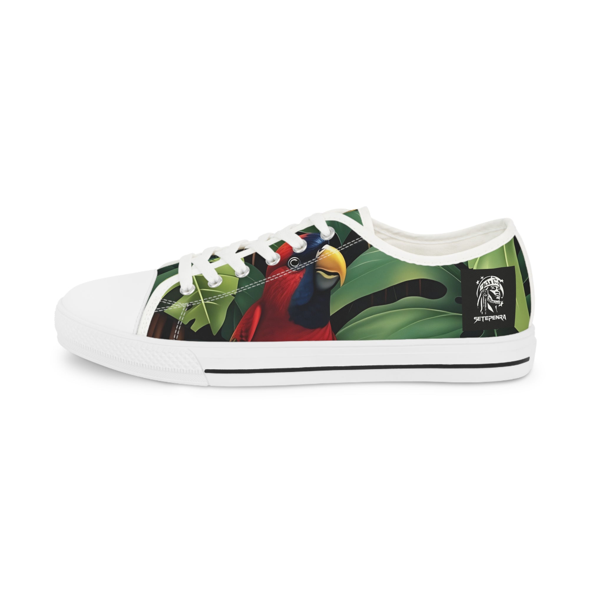 Tri-Parrot Men's Low Top Sneakers SETEPENRA Shoes.