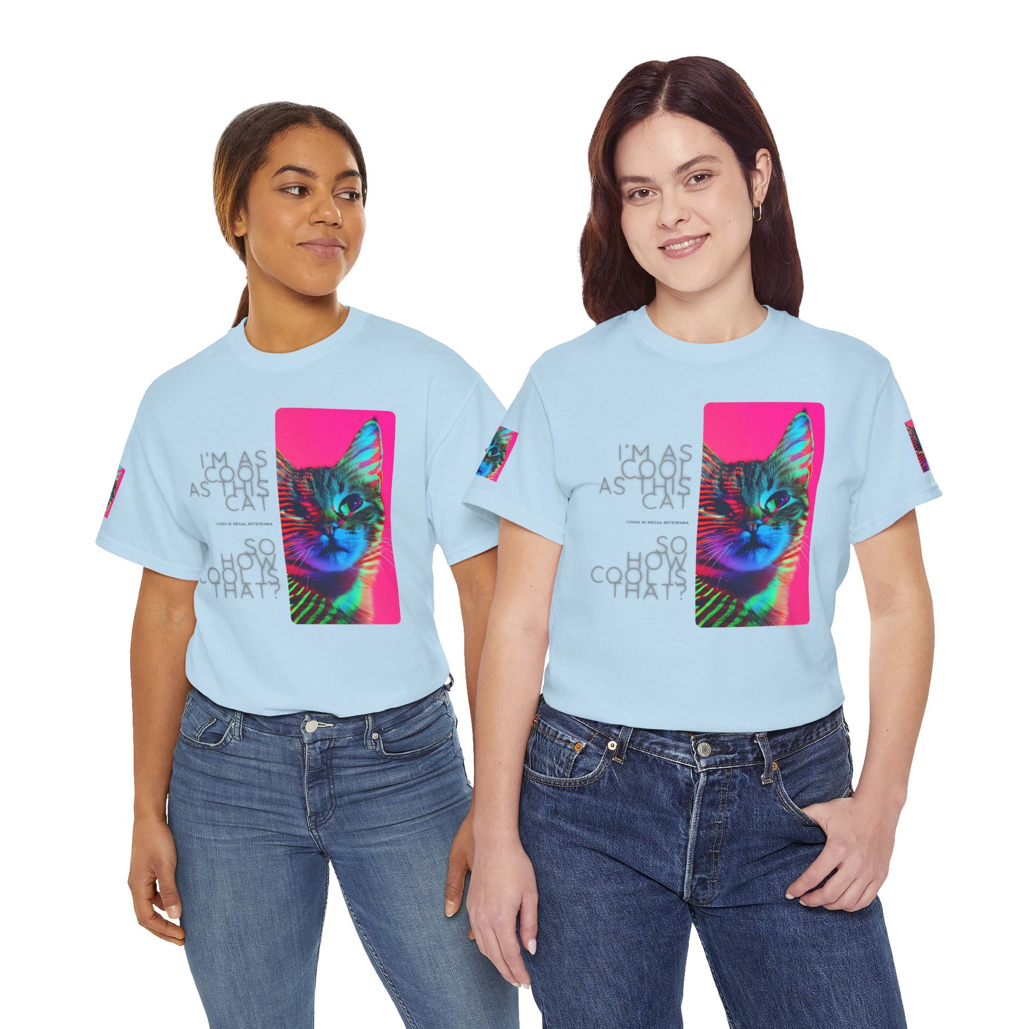 Cool Cat (Whiskers 2) Unisex Heavy Cotton Tee