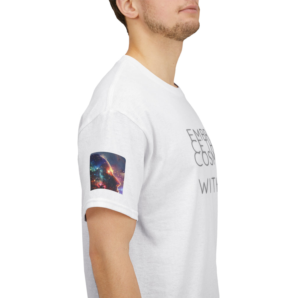 Embrace The Cosmos Within Unisex Heavy Cotton Tee
