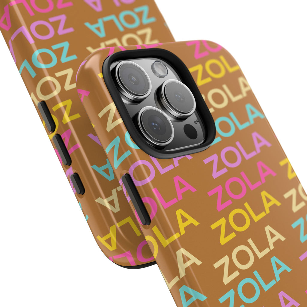 Zola Tough Phone Case (For iPhone, Galaxy & More) - Light Brown