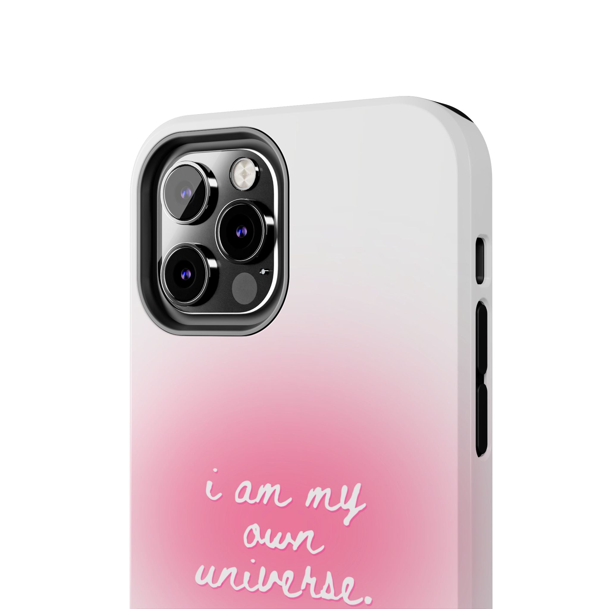I Am My Own Universe Tough Phone Case (For iPhone, Galaxy & More) - White