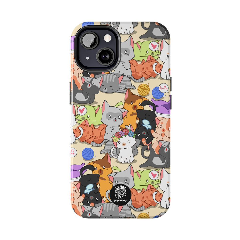 Cats A Lot Tough Phone Case (For iPhone, Galaxy & More)