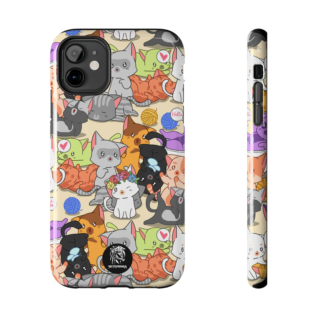 Cats A Lot Tough Phone Case (For iPhone, Galaxy & More) SETEPENRA Phone Case.