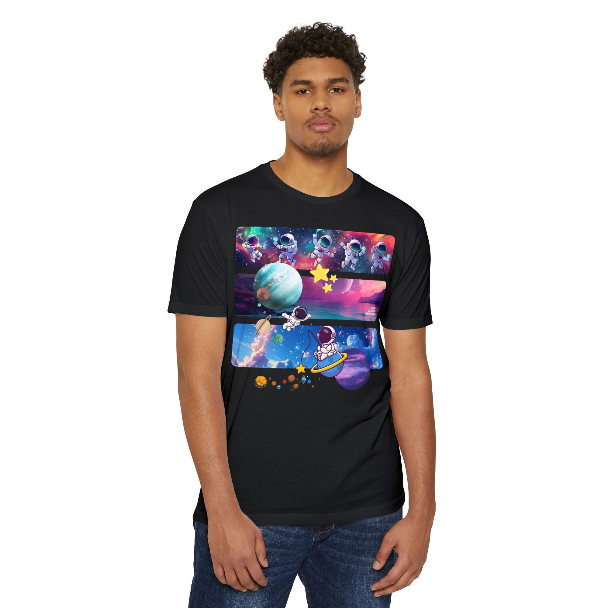 Astro Cosmo Unisex CVC Jersey T-shirt