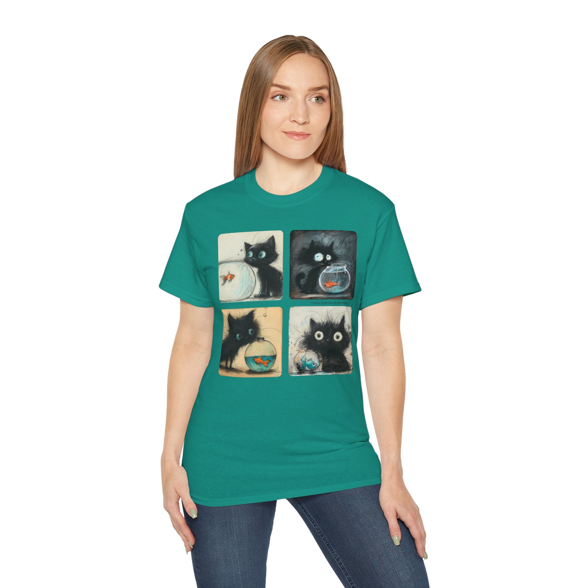 Fishy Kitty Unisex Ultra Cotton Tee