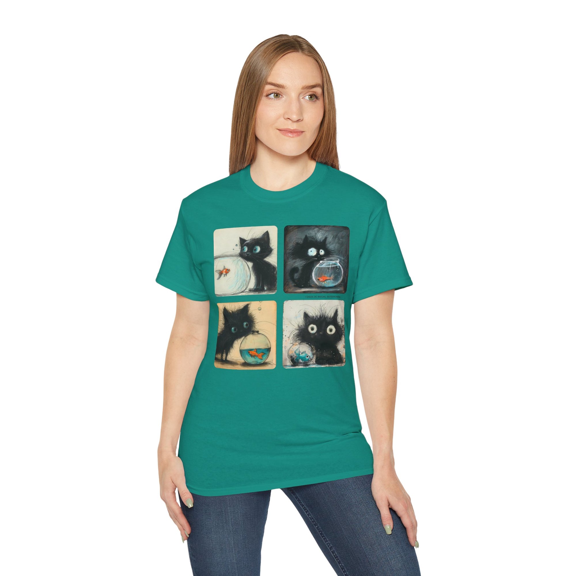 Fishy Kitty Unisex Ultra Cotton Tee